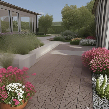 Waterproof, Wear-resistant, DIY Assembly, Garden, Courtyard, Balcony,plastic Flooring