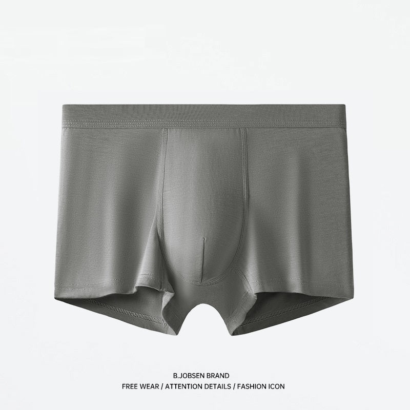 Antibacterial Crotch Plus Size Summer Breathable Thin Boys Boxer Briefs Heads