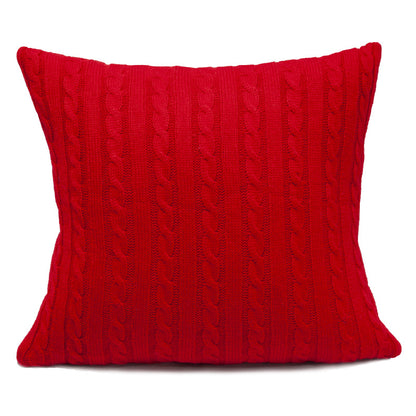 Acrylic Knit Cushion Reversible Office