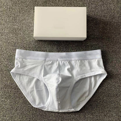 Men's Cotton Boxer Briefs Plus-Size Breathable Underwear For Sports