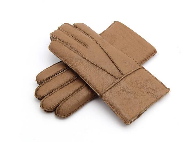 Men's Gloves Sheepskin Fur Gloves