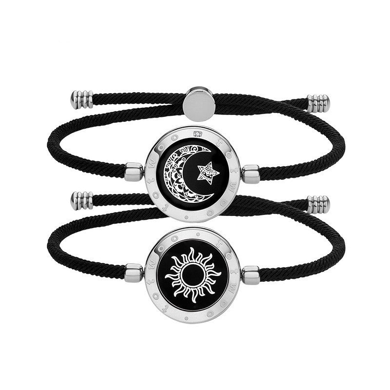 Sun-Moon Smart Sensing Couple Armband