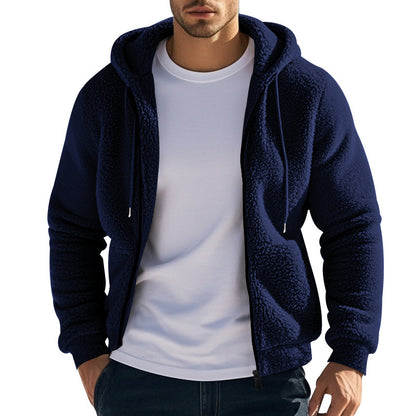 Loose Cardigan Casual Hooded Jacket Sweater Men