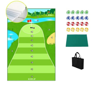 Tapis d'entraînement de Golf pour balançoire, jouets Parent-enfant, trace de balle, tapis directionnel, tampons de chemin de balançoire, tampons de pratique de balançoire