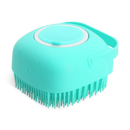 Brosse de Massage pour shampoing pour chien et chat, peigne de Massage, épurateur de toilettage, brosse de douche pour le bain, poils courts, brosses en Silicone souple