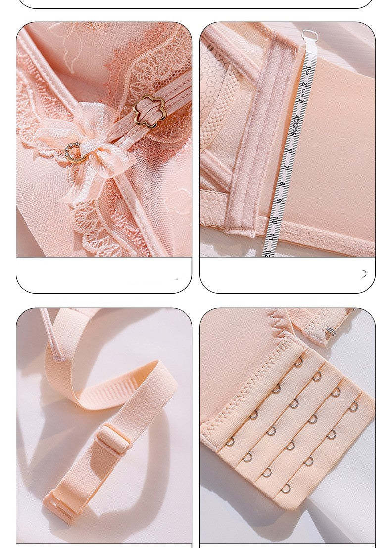Push Up Breast Holding Wireless Underwear For Women