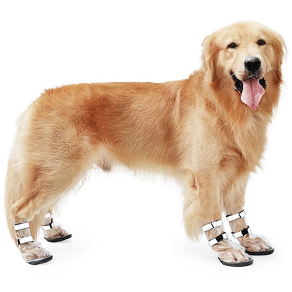 Chaussures imperméables pour animaux de compagnie anti-éclaboussures pour grands chiens