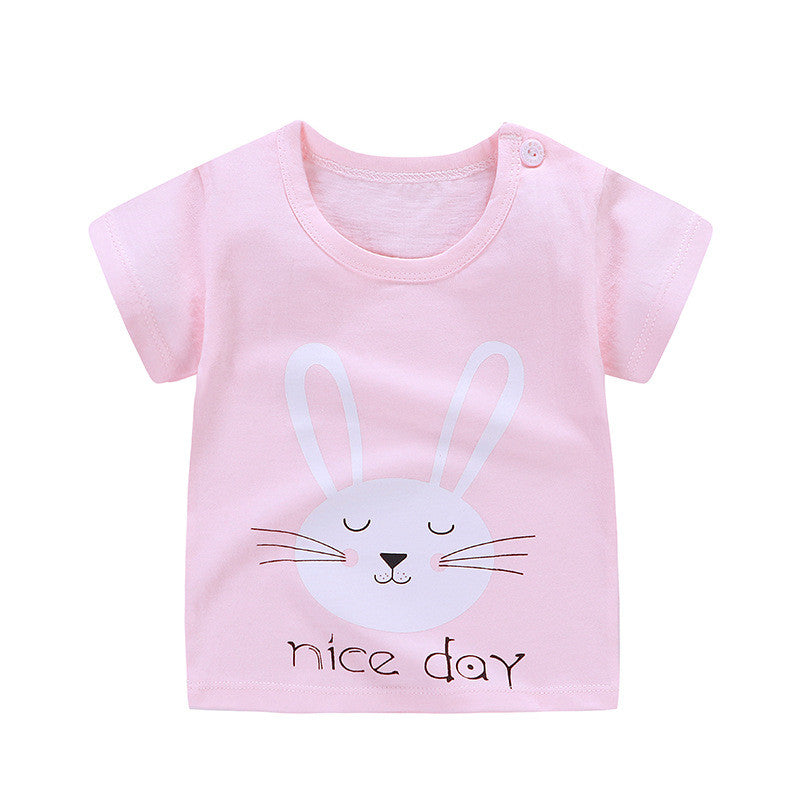 cotton children t-shirt short sleeve