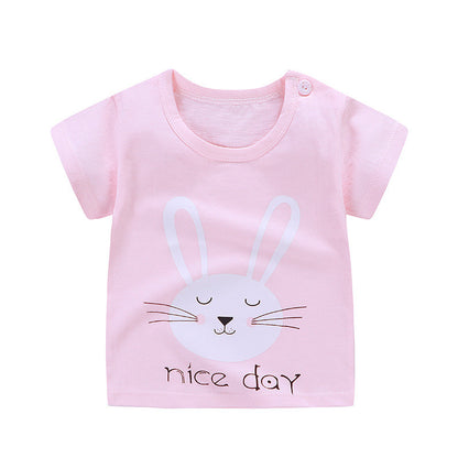 cotton children t-shirt short sleeve