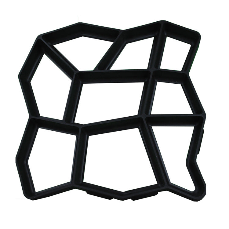 Ultralätt gör-det-själv trädgårdsbeläggningsform hexagonal snygg form