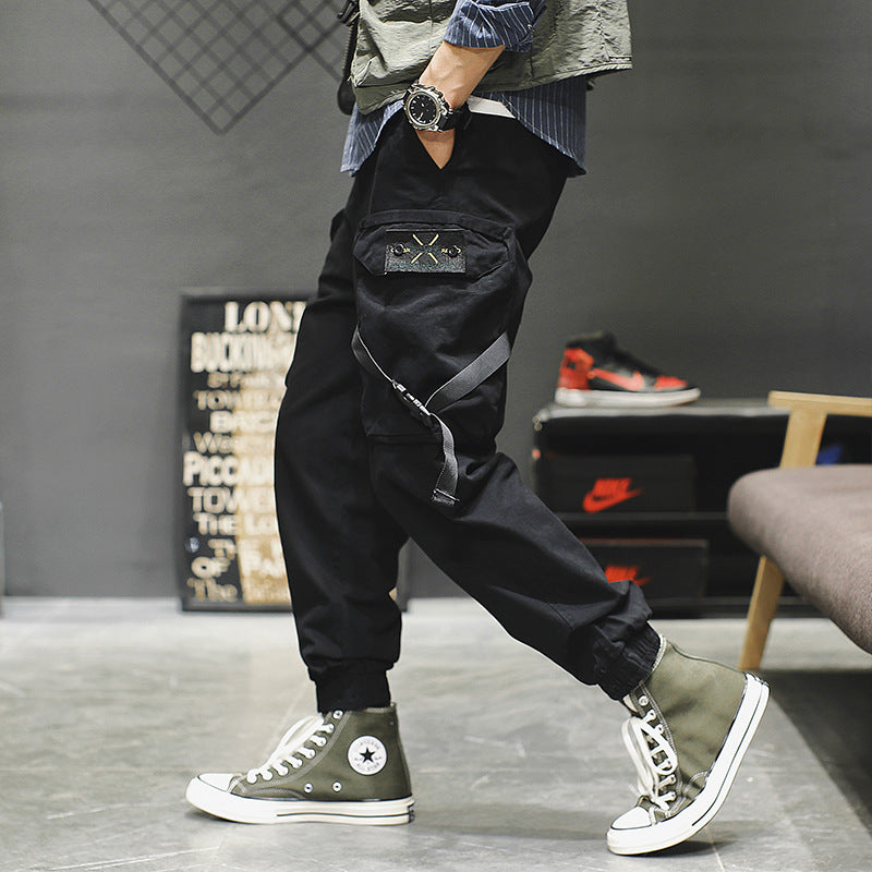 New Casual Pants Men Cotton Cargo Pants