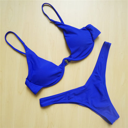 Sexiga kvinnor bikini strandkläder push-up badkläder badkläder