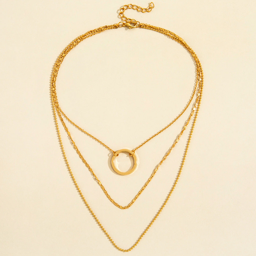 Collier Cercle Collier Chaîne Clavicule Femme