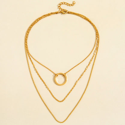 Collier Cercle Collier Chaîne Clavicule Femme