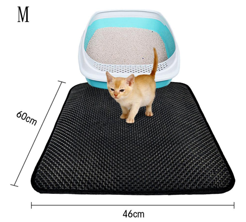 Double couche litière pour chat coussinets pour animaux de compagnie chat litière tapis piégeage animaux litière tapis produit pour animaux de compagnie lit pour chats maison propre tapis