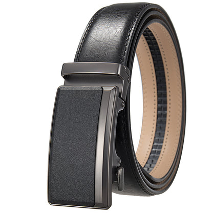 Men's Business Split Leather Belt - Professional Excellence
