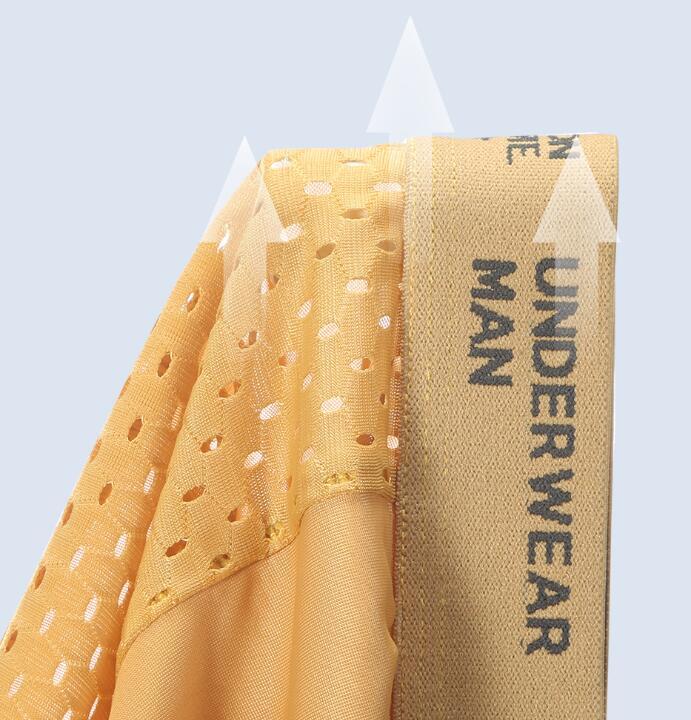 Sommar herrunderkläder med issidensmesh, antibakteriella och andningsbara egenskaper