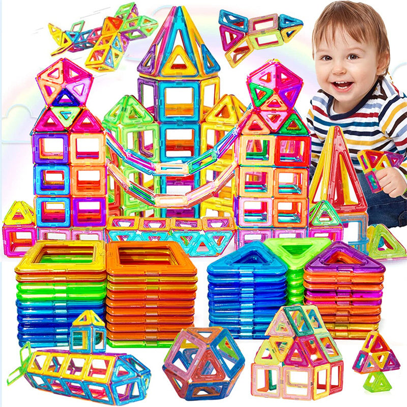 Blocs de Construction magnétiques bricolage aimants jouets pour enfants ensemble de Construction de concepteur cadeaux pour enfants jouets