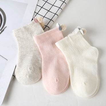 Chaussettes pour bébé Chaussettes en coton désossé Chaussettes pour bébé nouveau-né