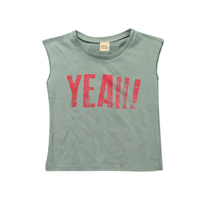 Children's sleeveless t-shirt