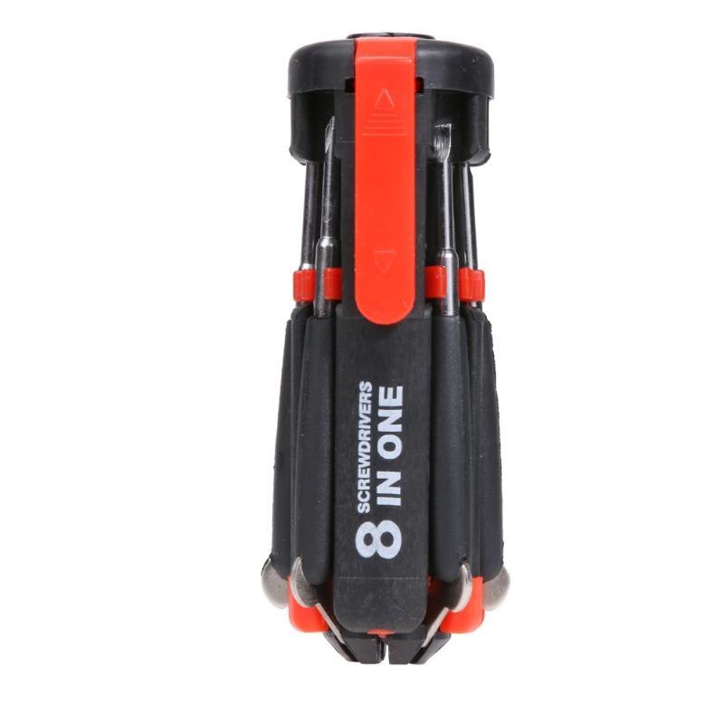 8 in 1 Multifunctional Screwdriver Set with LED Light