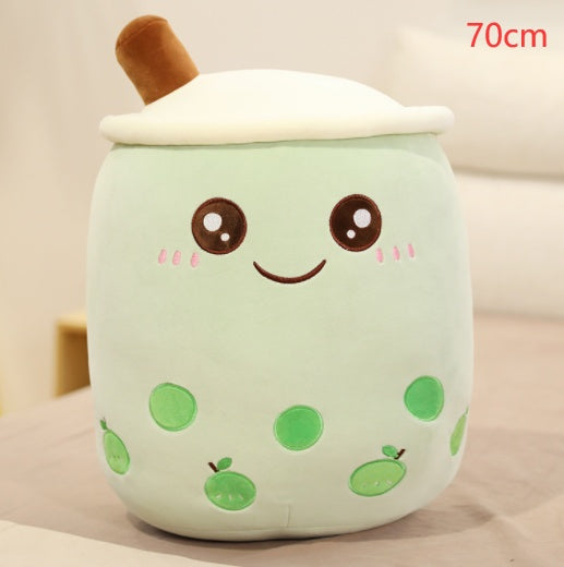 Pearl milk tea cup pillow