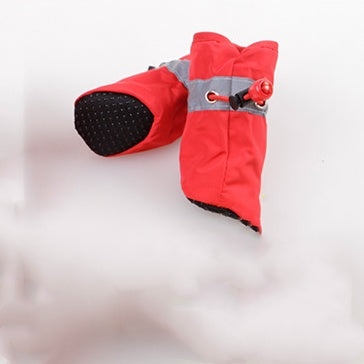Pet soft bottom rain boots