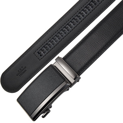Men's Business Split Leather Belt - Professional Excellence