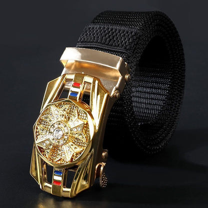 Woven Nylon Casual Fashion Belt - Comfortable Style