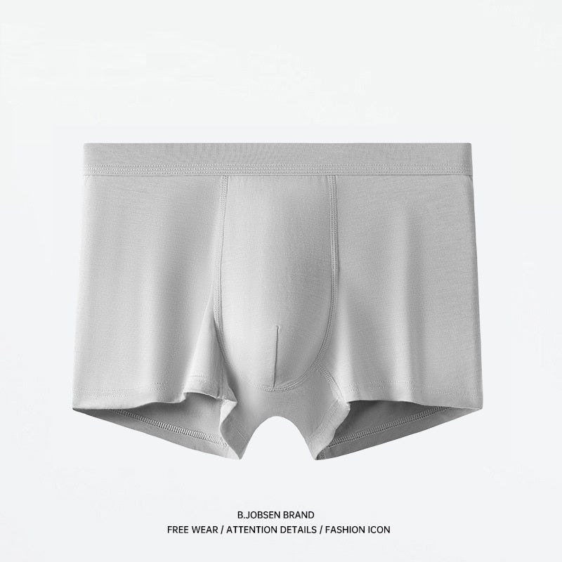 Antibacterial Crotch Plus Size Summer Breathable Thin Boys Boxer Briefs Heads