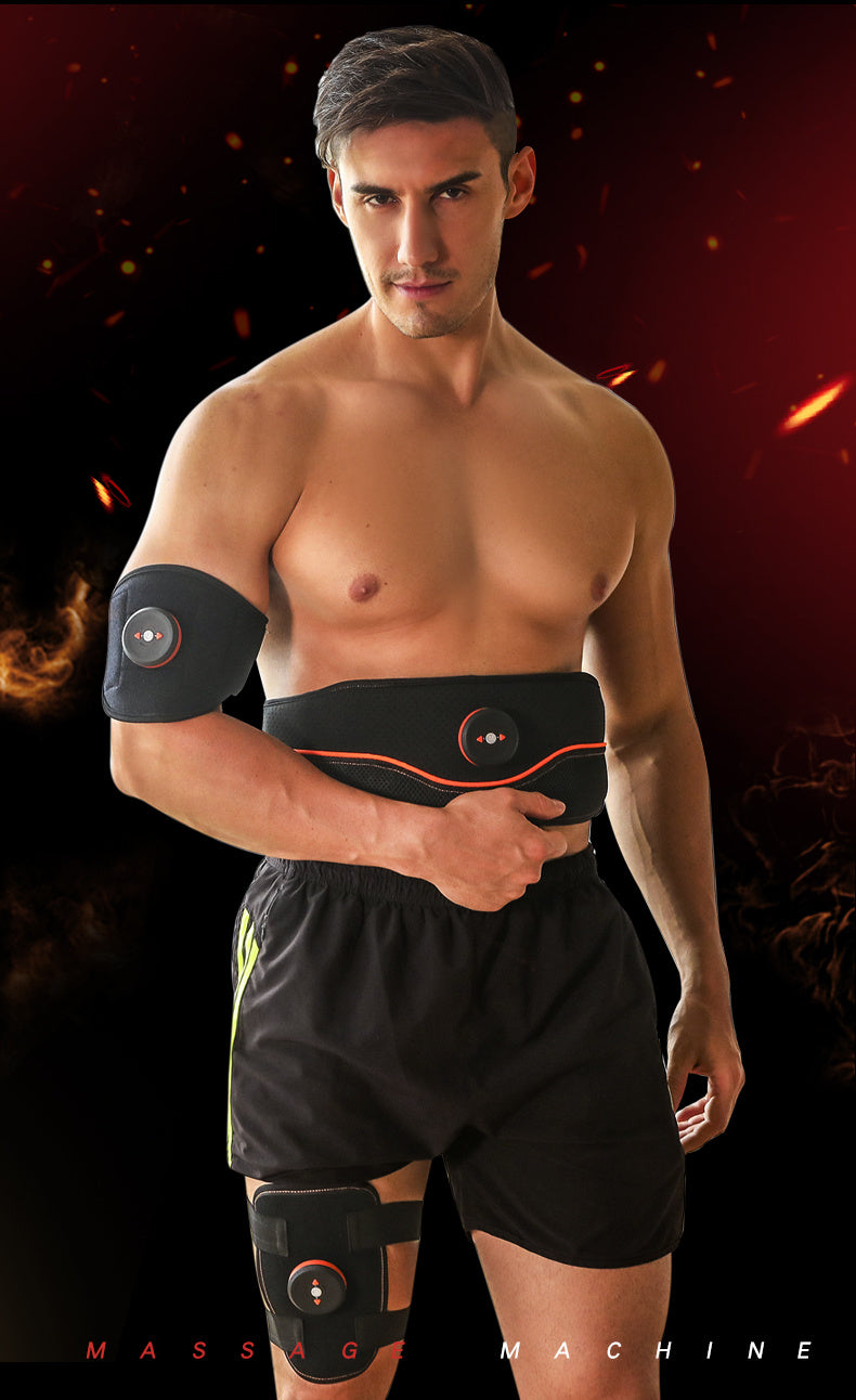 Professional EMS Muscle Stimulator - Complete Body Slimming System for Abdomen, Arms & Legs