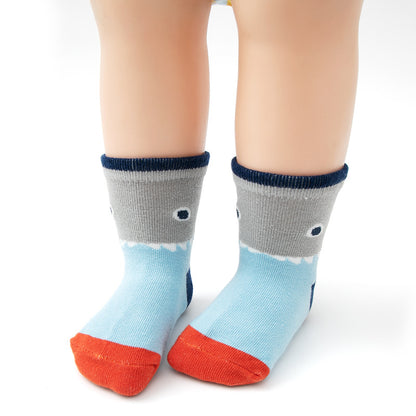 Floor Socks Solid Color Polka Dot Cotton Socks Children's Socks