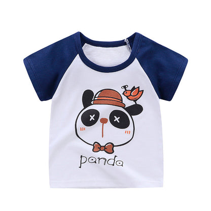 cotton children t-shirt short sleeve