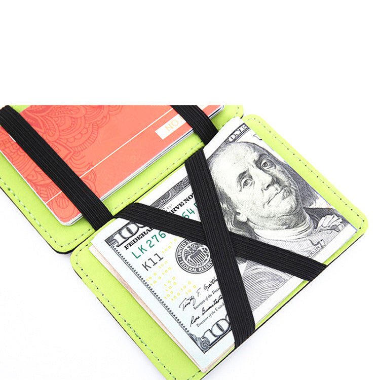 Men's Cross Pattern Flip Large Bill Money Clip