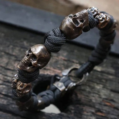 Easter Halloween Parachute Cord Hand-woven Gothic Retro Bracelet