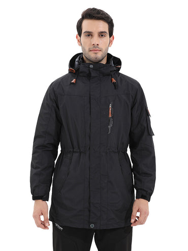 Men Sports And Leisure Warm Waterproof Jacket