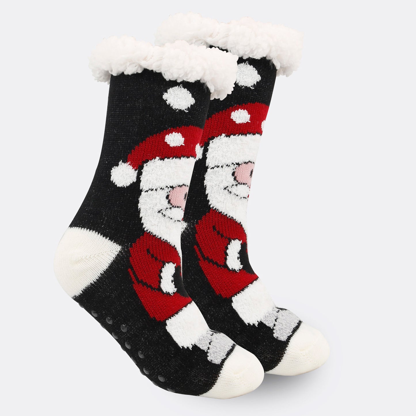 Christmas Women's Thickened Fleece-lined Room Socks