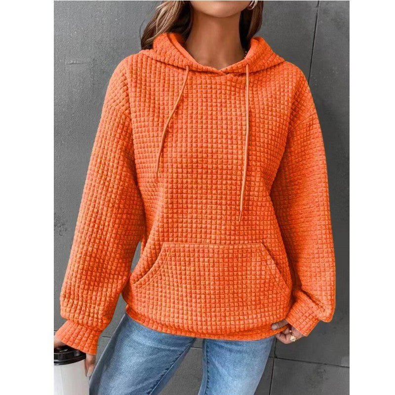 Women's Loose Casual Solid Color Long-sleeved Sweater