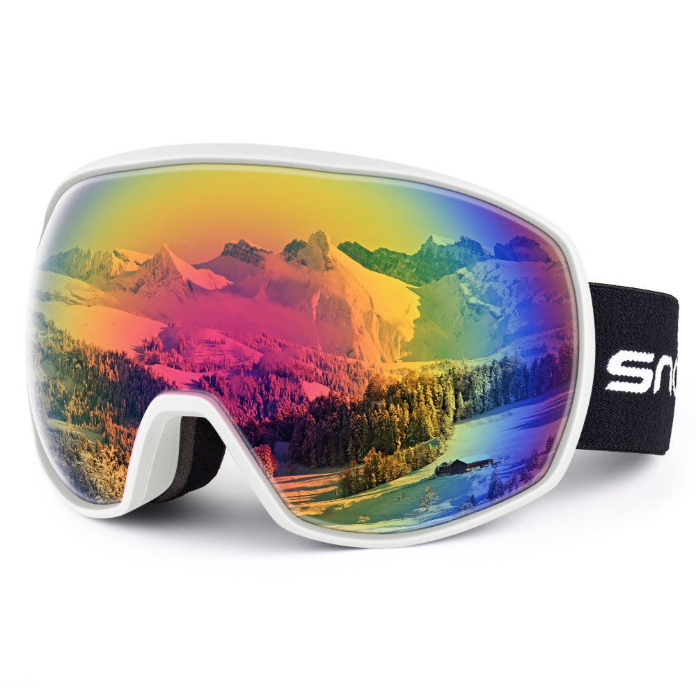 Nouvelles lunettes de ski anti-buée double couche, lunettes de ski d'alpinisme, lunettes de neige pour hommes et femmes carte myopie