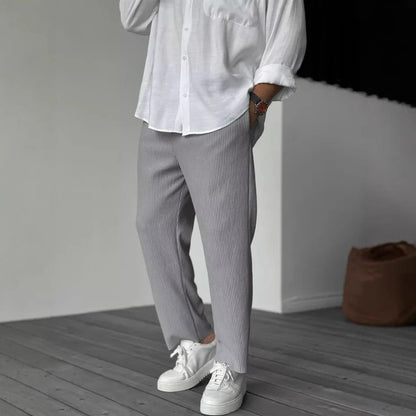 Hong Kong Style Loose Straight Sports Casual Pants