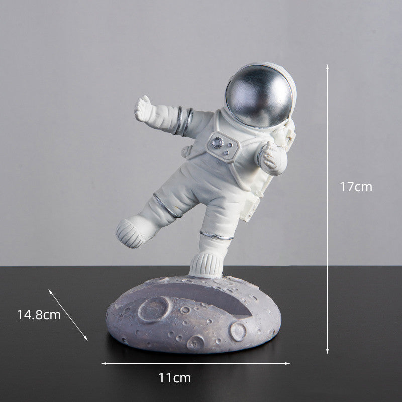 Astronaut desktop office pen holder