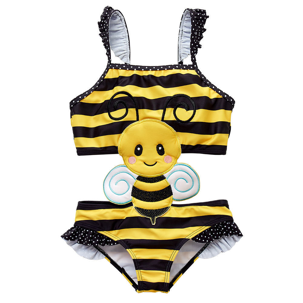 Children Teens Babies Girl Cartoon Cute One Piece Swimsuit