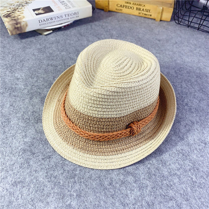 Chapeaux coréens pour enfants, chapeaux de paille pour enfants, chapeaux de soleil pour filles, chapeaux pour bébés