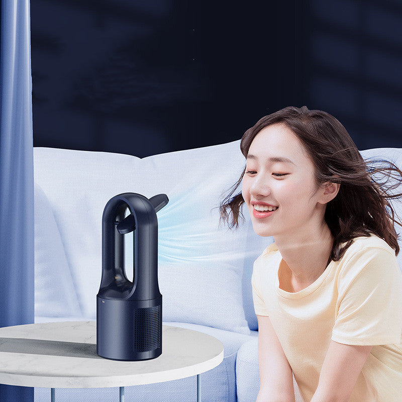 Small Household Usb Charging With Leafless Fan And Lamp Night Light