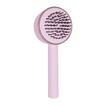 3D Air Cushion Hair Brush - Self-Cleaning Massage Comb with Retractable Bristles