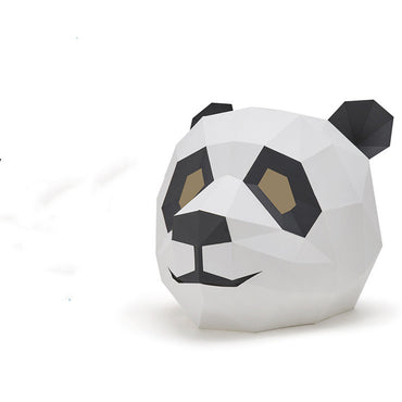 National Treasure Panda 3D Animal Mask DIY Gratis skräddarsy party