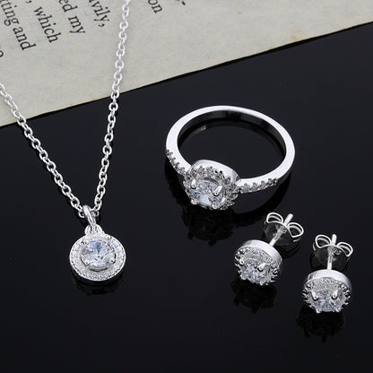 Luxury Zircon Jewelry Suit - Elegant and Stylish