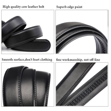 Men's Automatic Buckle Real Belt - Authentic Quality