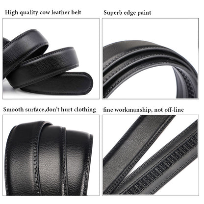 Men's Automatic Buckle Real Belt - Authentic Quality