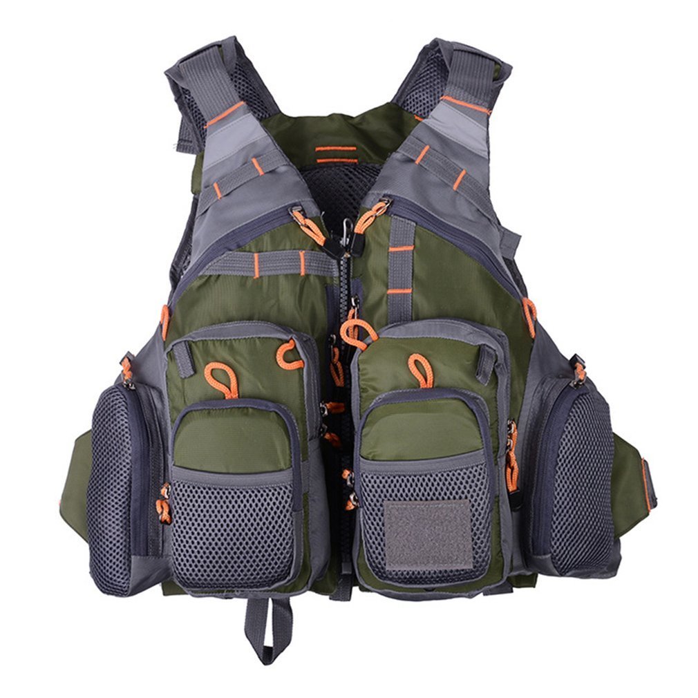 Outdoor Swimming Life Safety Sport Fishing Life Vest Men Breathable Jacket